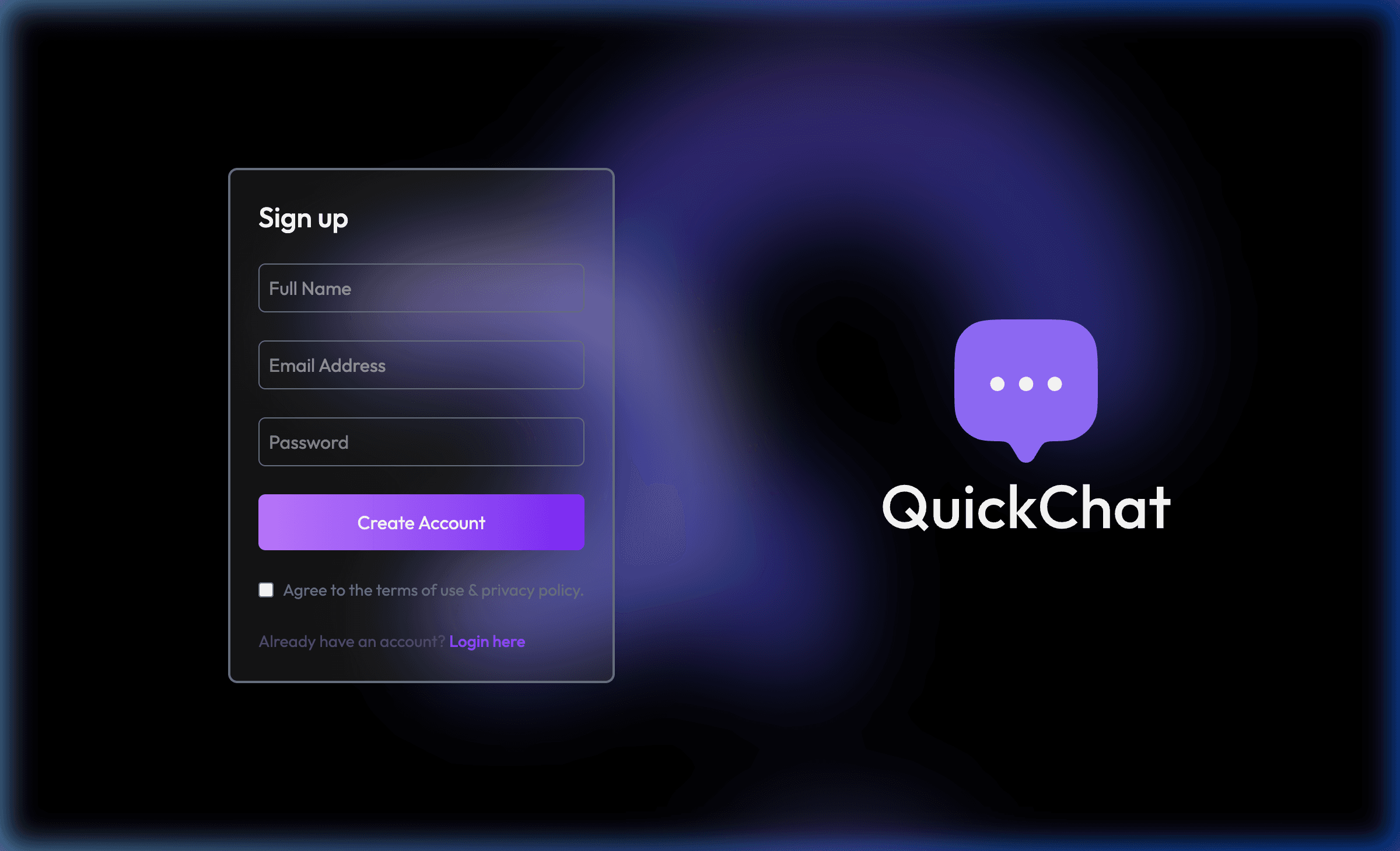 QuickChat preview